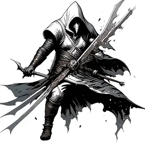 Assassin's creed leap of faith  tattoo design idea