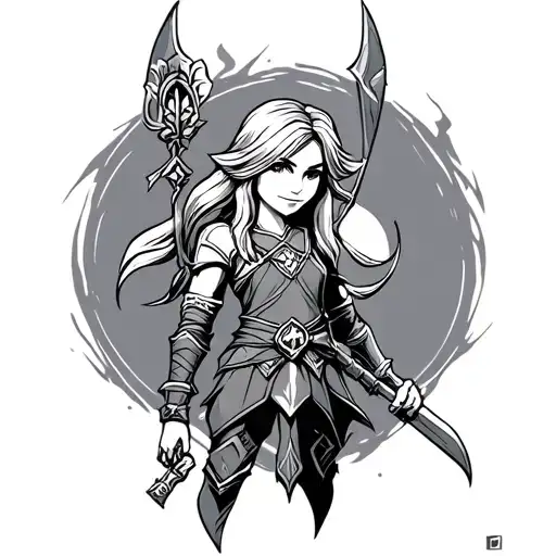 zelda twilight princess  tattoo design idea