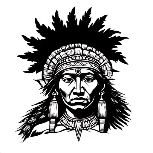 Inca, Sun, Cuervo, Ecuadorian Culture tattoo design idea