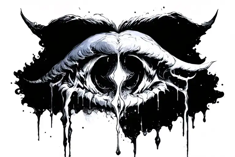Lucifer's last tear tattoo design idea