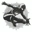 7206 miles morales leap tattoo design idea