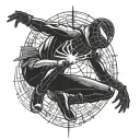 7206 miles morales leap tattoo design idea