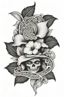 samoa half chest tattoo design idea