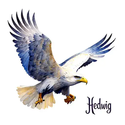 "Hedwig" "Hedwig" Eagle tattoo design idea