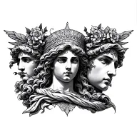 greek mythology easy tattoo design idea