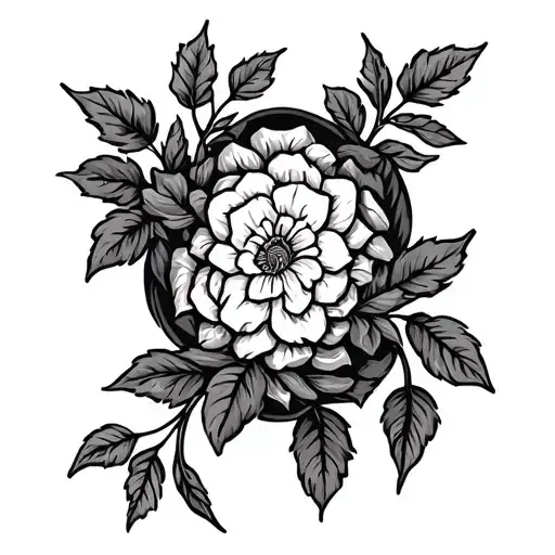 Greek Vines tattoo design idea