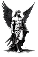 Raphael Archangel tattoo design idea
