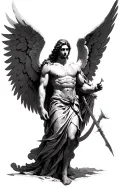 Raphael Archangel tattoo design idea