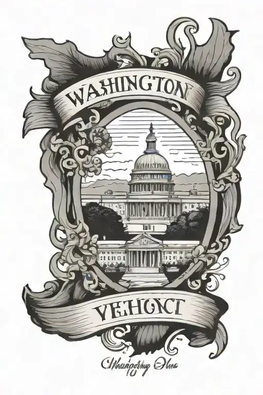 Washington Dc Northeast  tattoo design idea
