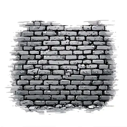 Brick Walls tattoo design idea