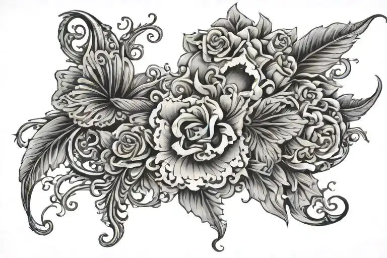 forever young tattoo design idea