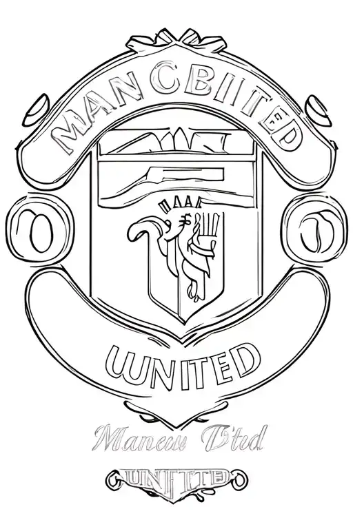 kids names and dob dads name and dob Man Utd crest tattoo design idea