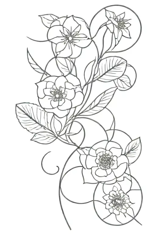 Blackout tattoo depicting tattoo design idea