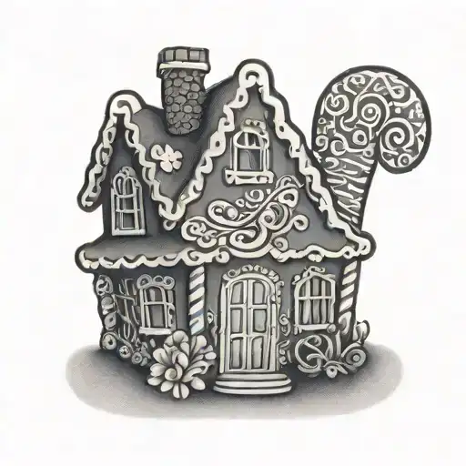 gingerbread tattoo design idea