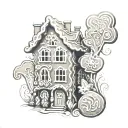 gingerbread tattoo design idea