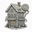 gingerbread tattoo design idea