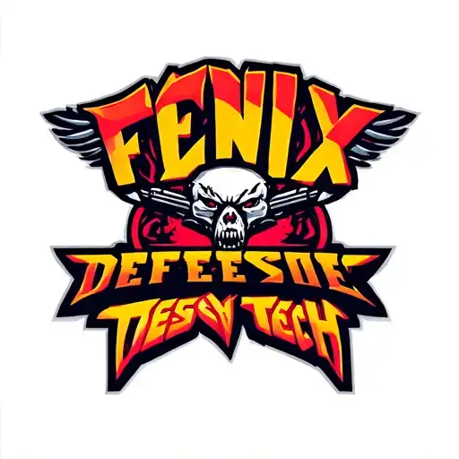 "Fenix Defense Tech" Logo for a United States Defense Contractor tattoo design idea