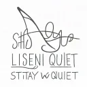 shut up and listen keep watching stay quiet tattoo design idea