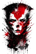 Nordic slaughter scene tattoo design idea