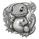 pokemon charmander tattoo design idea