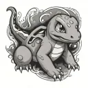 pokemon charmander tattoo design idea