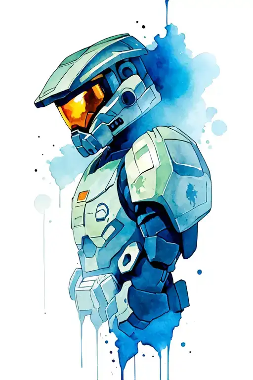 master chief, fable, pokemon tattoo design idea