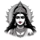 Lakshmi tattoo design idea