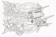Hawaii Air Force tattoo design idea