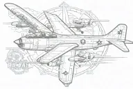 Hawaii Air Force tattoo design idea