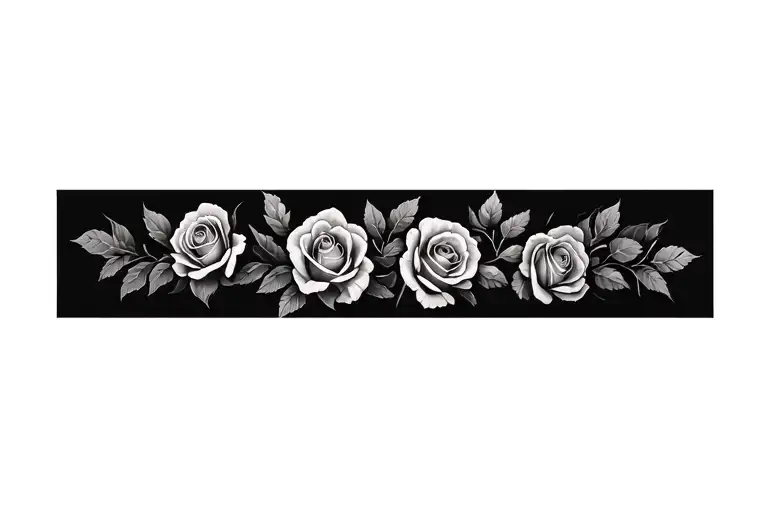 heats and roses dark for cover in a group along a line to cover lower back tattoo tattoo design idea