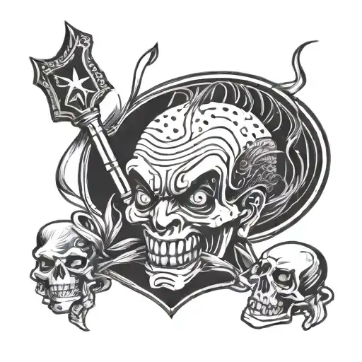 Marv from sin city old school tattoo tattoo design idea