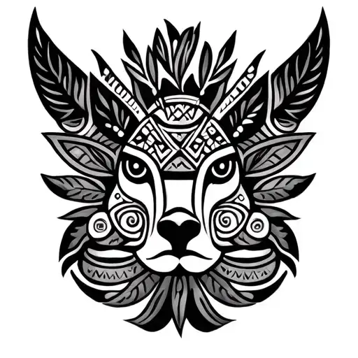 Otomi Tribe tattoo design idea