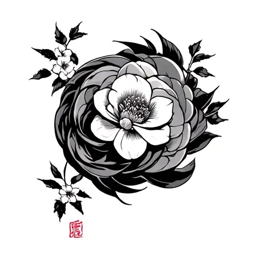 Japanese Gemini tattoo design idea