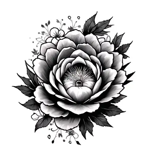 Korean tattoo design idea