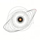 photo realistic representation of a black hole with wavelength shifting and light bending around the event horizon tattoo design idea