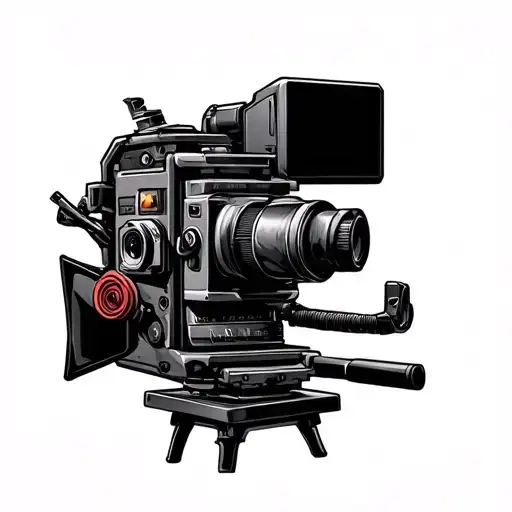 Film maker tattoo design idea