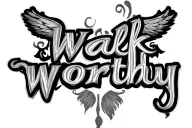 walk worthy scripted tattoo design idea