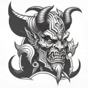 taurus demon prison unit tattoo design idea