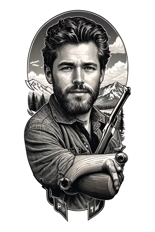 Colorado native, wood worker, aspen, columbine, son, knives, guns, classic hotrod, mountains, v8 tattoo design idea