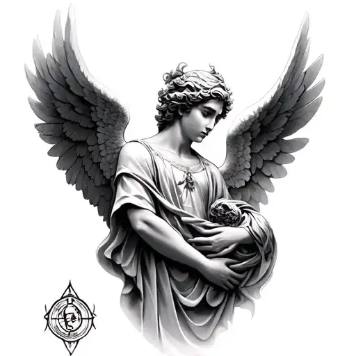 Angel Raphael tattoo design idea