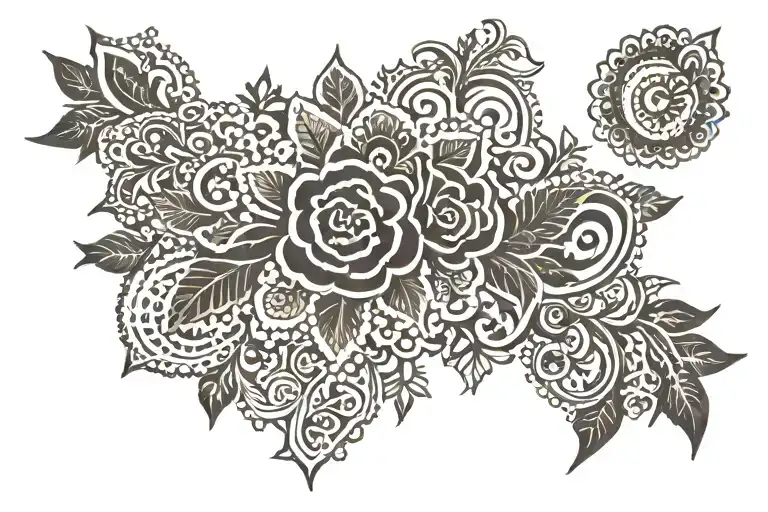 Henna tattoo design idea