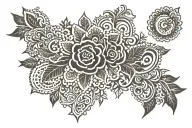 Henna tattoo design idea