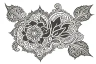 Henna tattoo design idea