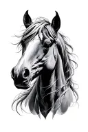 Pale Horse tattoo design idea