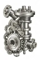 camshaft tattoo design idea