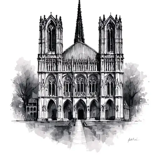 Cologne Cathedral tattoo design idea