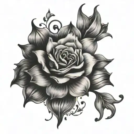 Sophisticated tattoo design idea