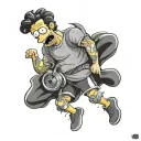 Simpson tattoo design idea