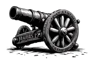 Arsenal Cannon tattoo design idea