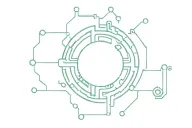 blue chip circuit board design tattoo design idea